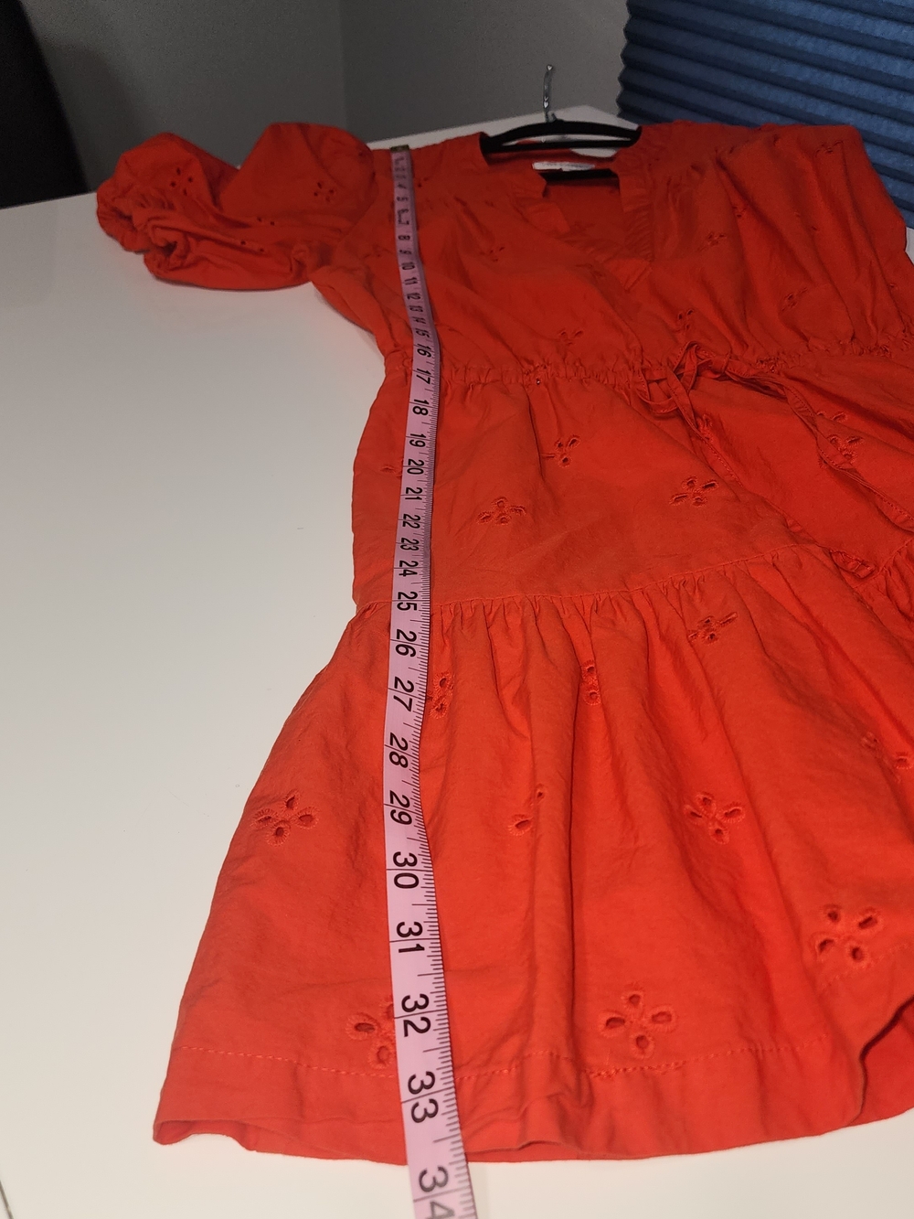 Free Assembly Women's Bright Orange Dress - Size M 8-10 Boho Festival - Picture 8 of 8